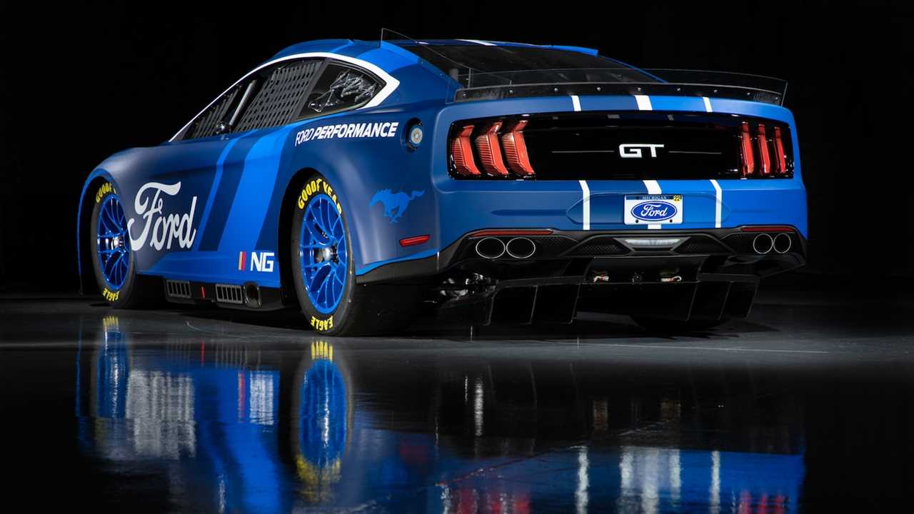 2022 Ford Mustang Next-Gen NASCAR Cup Series Racer Gallops Into View