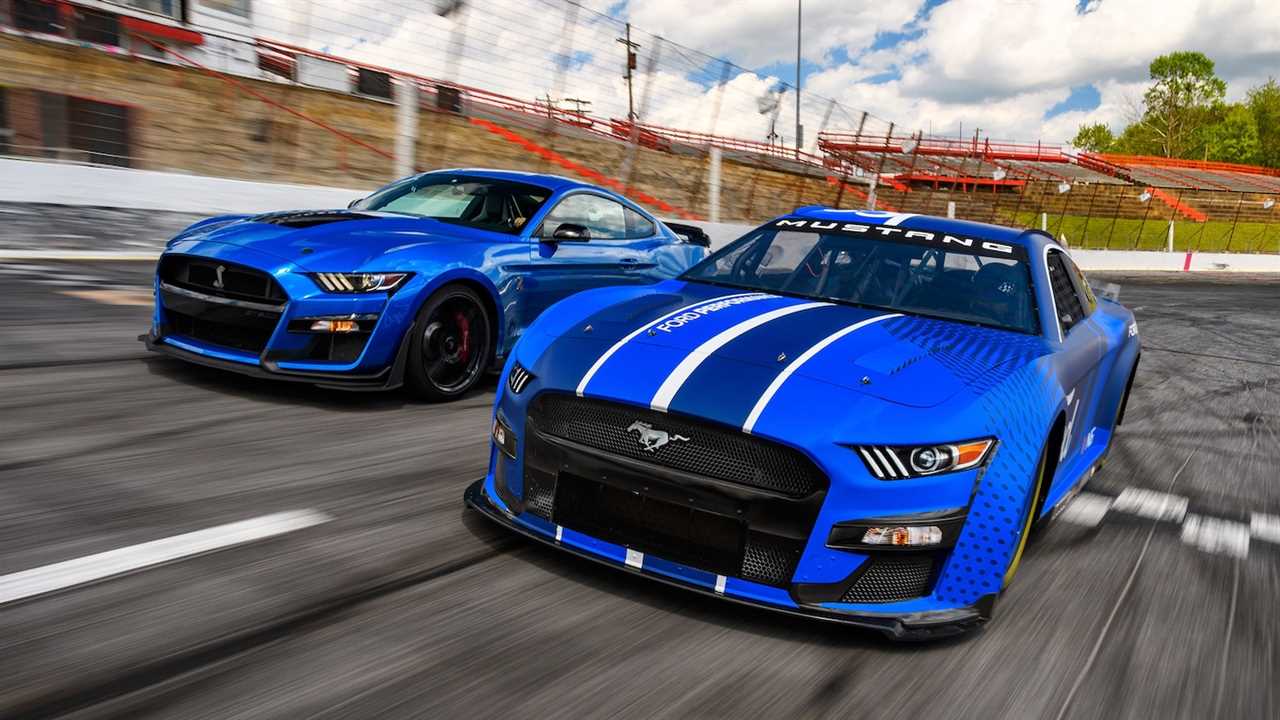 2022 Ford Mustang Next-Gen NASCAR Cup Series Racer Gallops Into View