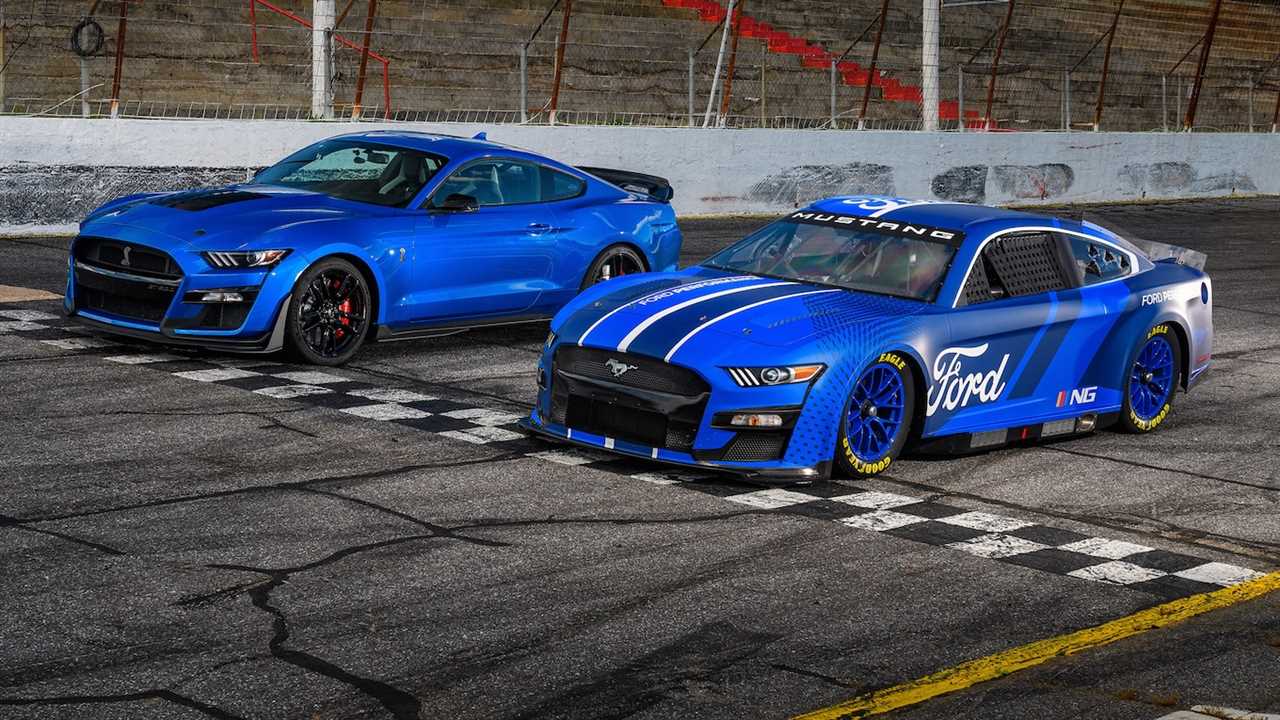 2022 Ford Mustang Next-Gen NASCAR Cup Series Racer Gallops Into View