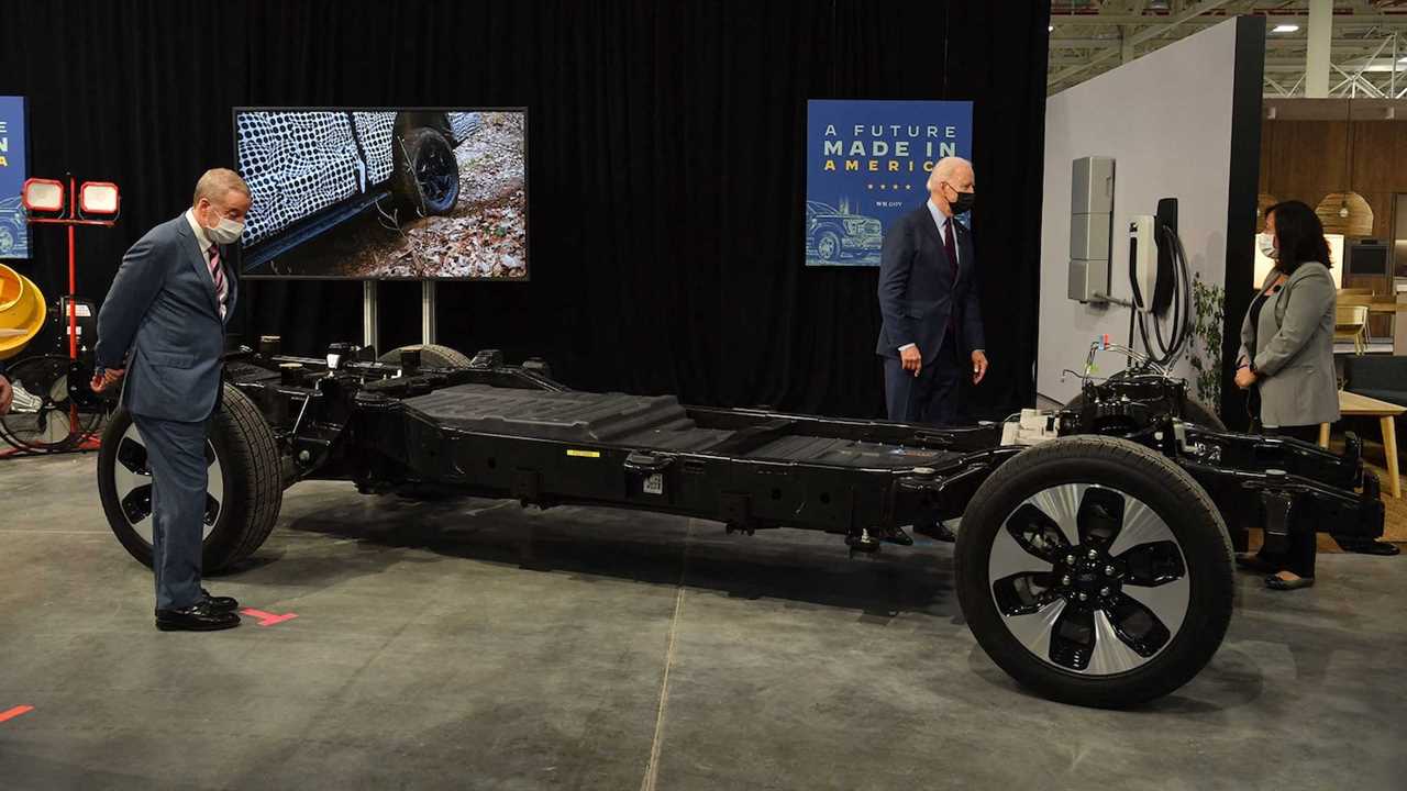 President Joe Biden tours Ford Rouge Electric Vehicle Center