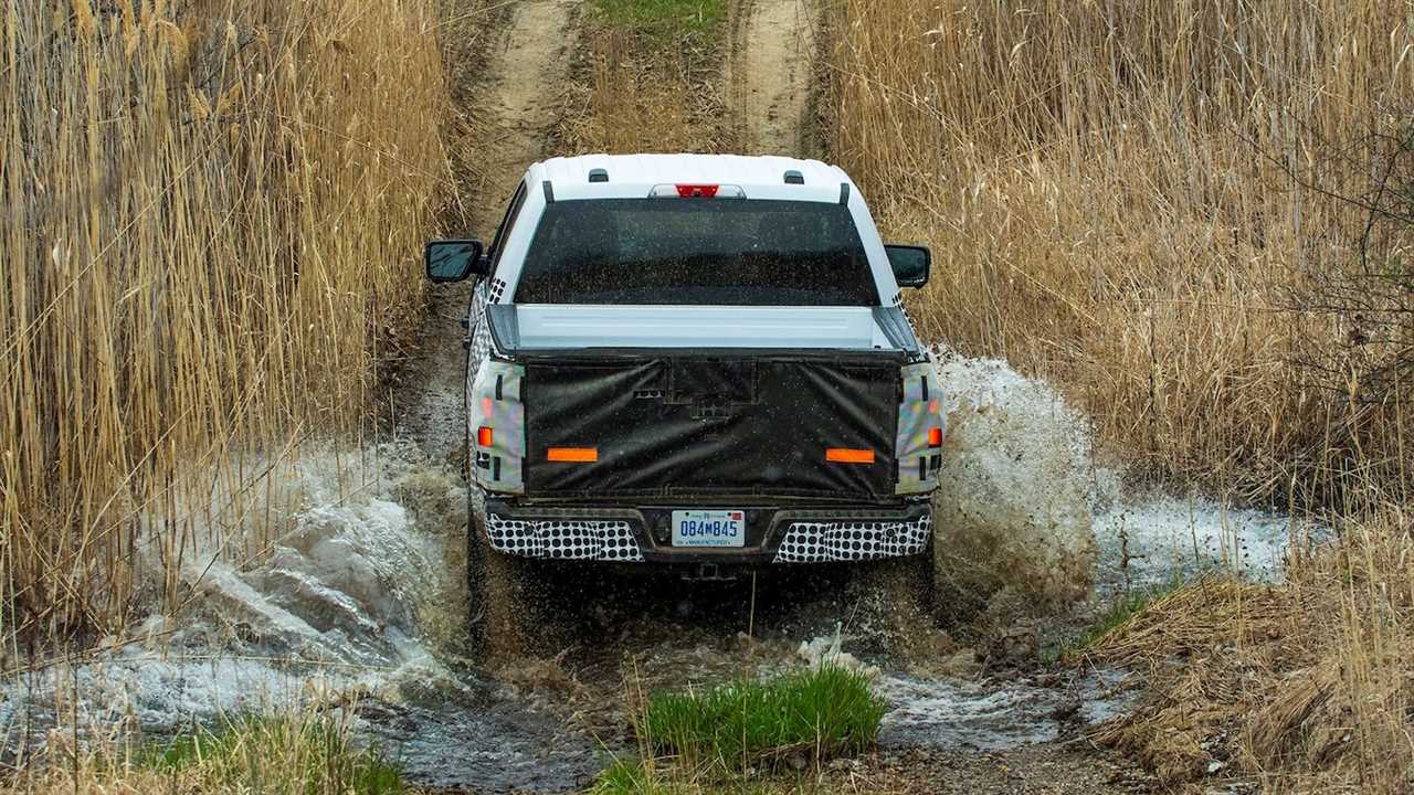 2022 Ford F-150 Lightning electric prototype testing