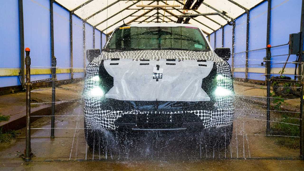 2022 Ford F-150 Lightning electric prototype testing