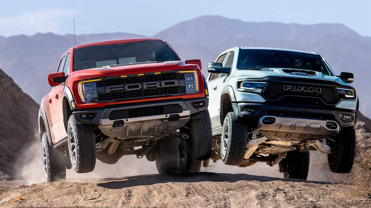 2021 Ford F-150 Raptor vs Ram 1500 TRX