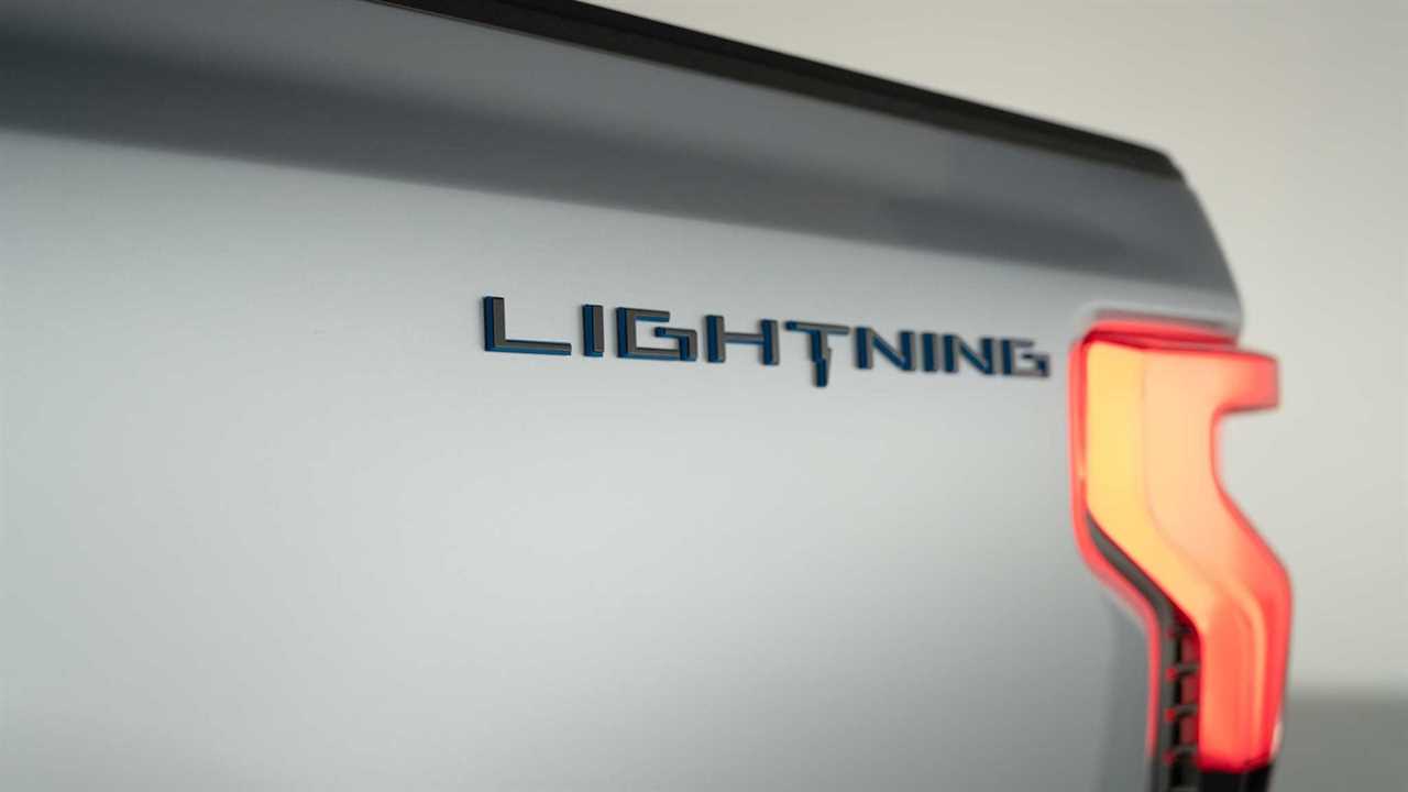 2022 Ford F-150 Lightning badge