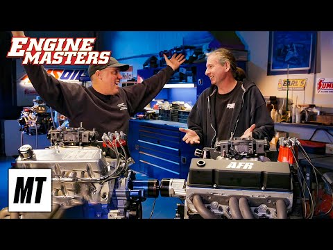 Chevy vs Ford V8 Showdown! Small-Block or Windsor? | Engine Masters | 24/7 Cars