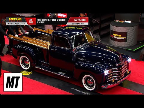 Mecum Auctions Indy | 1953 Chevrolet 3100 5-Window Pickup | 24/7 Cars