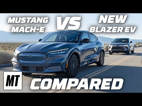 Comparison Test: Chevrolet Blazer EV vs. Ford Mustang Mach E