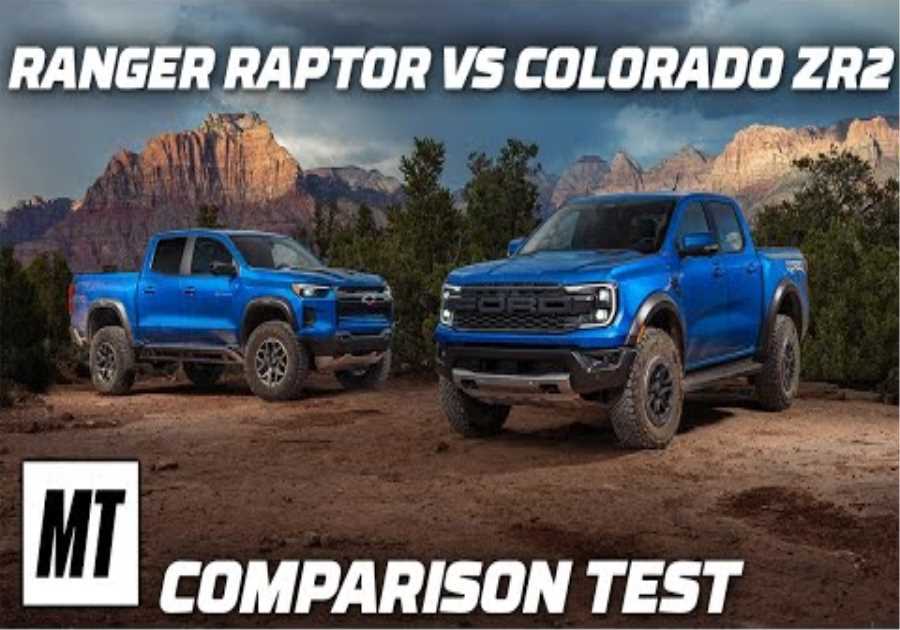 2024 Ford Ranger Raptor vs. 2024 Chevy Colorado ZR2 Off-Road Comparison | 24/7 Cars