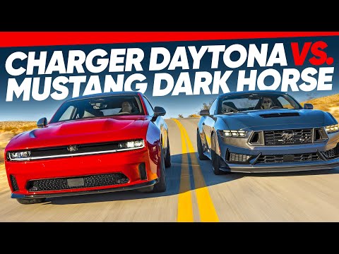 2024 Dodge Charger Daytona Scat Pack vs Ford Mustang Dark Horse: The State of The Muscle Car